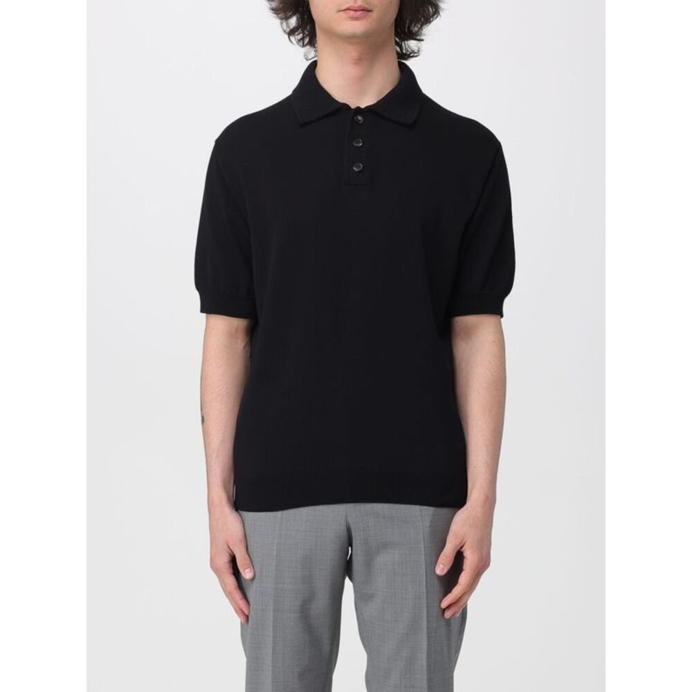 Zanone Polo Shirt Men Black
